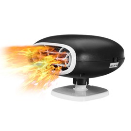 Car Heater,12V/150W 360° Rotatable Fast Heating Quickly Defrost Defogger 2 in1 Automobile Windshield Heating Fan/Cooling Fan