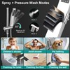 All Metal 12 Inch Rain Shower Head with Handheld Spray