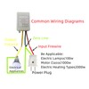Fdit Delay Timer, Relay Switch Wide Application Various Modes 110V‑220V