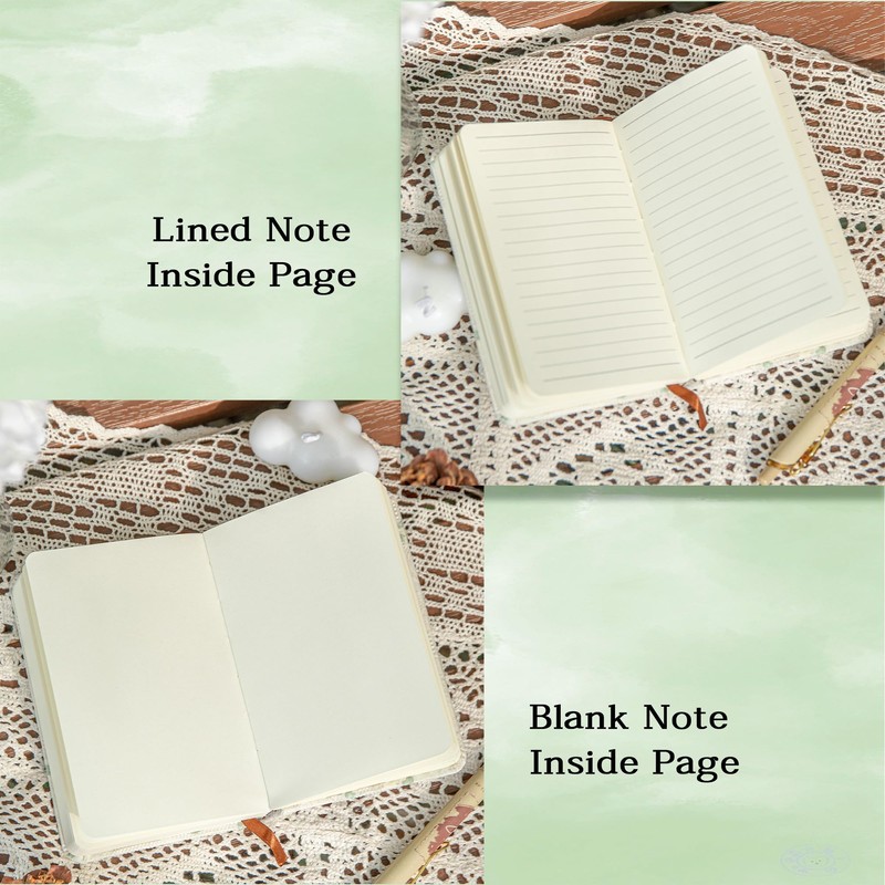 MGGAO Mini Pocket Journal, Small Notebook 256 Pages, A6 Journal