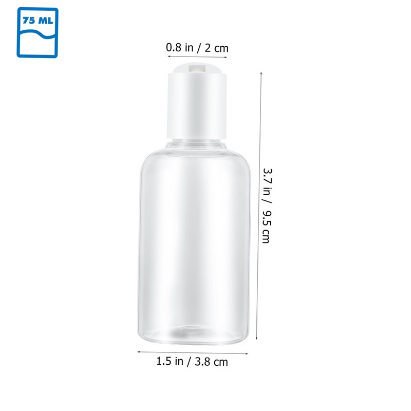 Healeved 12pcs Refillable Travel Bottles for Toiletries Leakproof Containers for