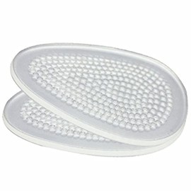 Pedimend Metatarsal Insoles - 6 Pieces | Ball of Foot Cushions | High Heel Comfort Pads | Mortons Neuroma Support | Gel Forefoot Shoe Inserts | Sticky Orthotic Insoles