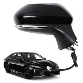 Marretoo for Toyota Camry Side Mirror Assembly Passenger Side 2024 2018 2019 2020 2021 2022 2023 2024 |Power |Heated |Turn Signal |Blind Spot Monitoring | (POWER+LAMP+HEAT+BSM, Passenger Side(RH))