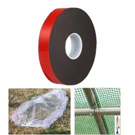 HayLEa Anti-Heat Thermal Foam Tape for Garden Greenhouse Tunnel (2 mm Thick, 25 m Length, 5 cm Width)