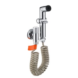 nomona Bidet Hand Shower Set for the Toilet, Bidet Hand Shower with Dual Mode, Bidet Hand Shower Set with Chrome-Plated ABS Shattaf Sprayer, Brass G1/2 Inch Angle Valve and 2.2 m TPU Hose