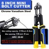 Evertools Mini Bolt Cutter, 8 inch Cr-V Steel Wire Cutter