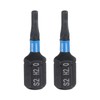 HARFINGTON 2pcs H2.0 Hex Screwdriver Bit 1/4" Hex Shank 25mm/1"