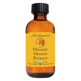 Flavorganics Organic Orange Extract, 2 ounce (2 pack)