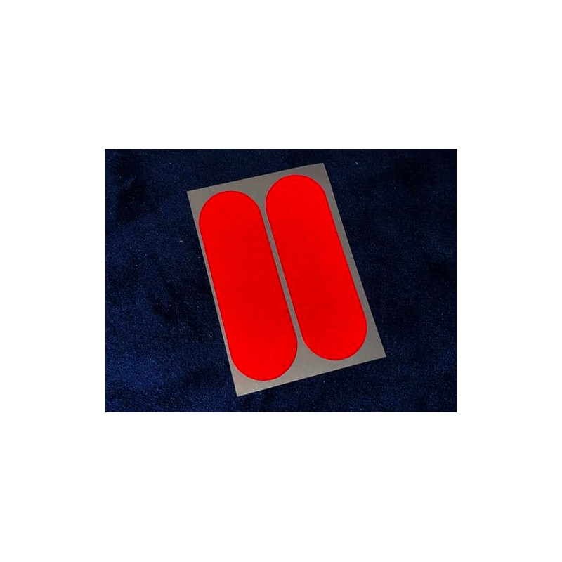 Veloviz Black Stealth Reflective Red Motorcycle Fork Reflector Stickers OG