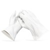 THE MASONIC COLLECTION - 100% Soft Leather Gloves - White