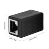 Cuifati Acoplador Ethernet RJ45, Adaptador Extensor de Cable Ethernet, Conector