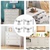 HAFRILY 4Pcs Drawer Knobs 23mm Cupboard Door Knobs Stainless Steel