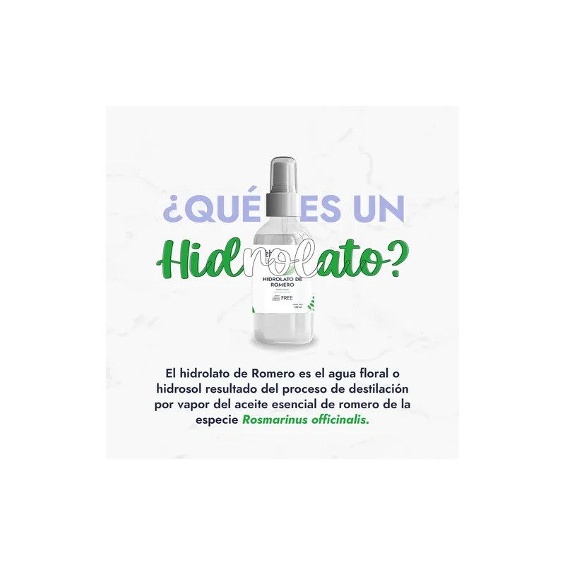 Tonico Natural De Romero Facial Hidrolato Balanceador De Ph