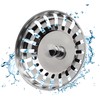 Misbroz Kitchen Sink Plug Strainer-Rust Proof Universal Sink Drainer Stopper-