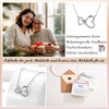 PDTU Gifts for Women, Heart Infinity Sign Necklace for Mum,