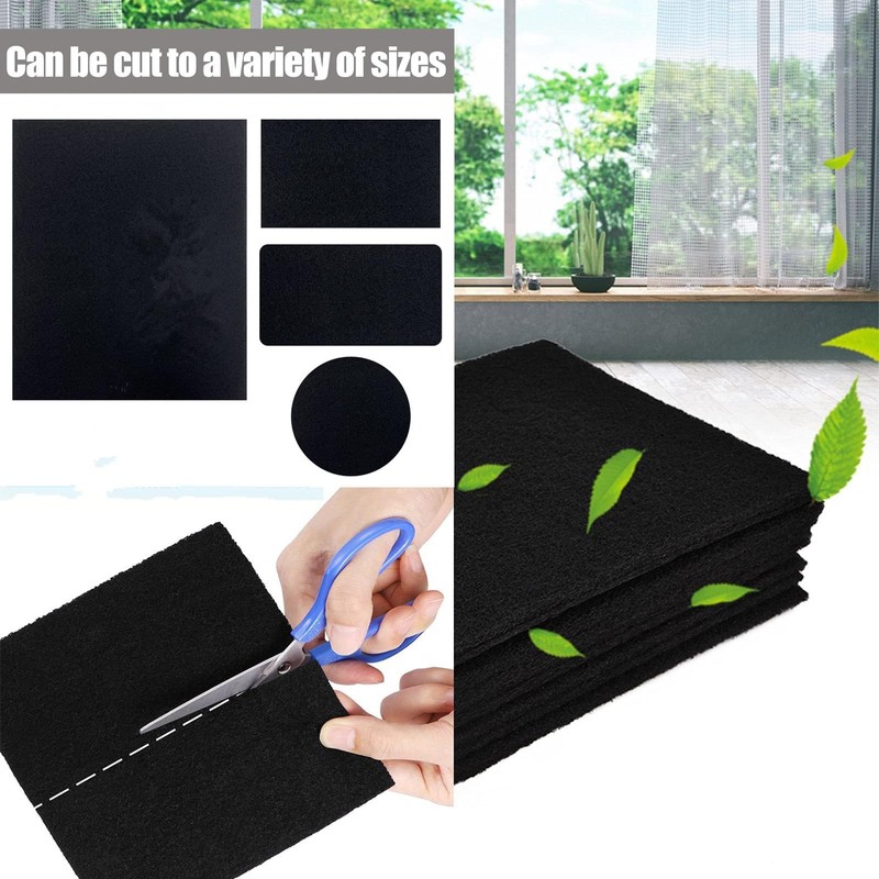48 x 16 Inch Cut-to-Fit Activated Carbon Fabric Filter Sheet