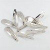 perfeclan 10/50er Silber Metall Haarclips mit Wassertropfenform, silber, 9cm 10pcs