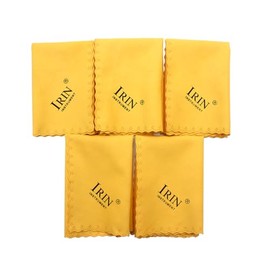 Alnicov 5PCS Polishing Cleaning Cloth，for Musical Instrument Guitar Violin Piano Clarinet Trumpet Sax