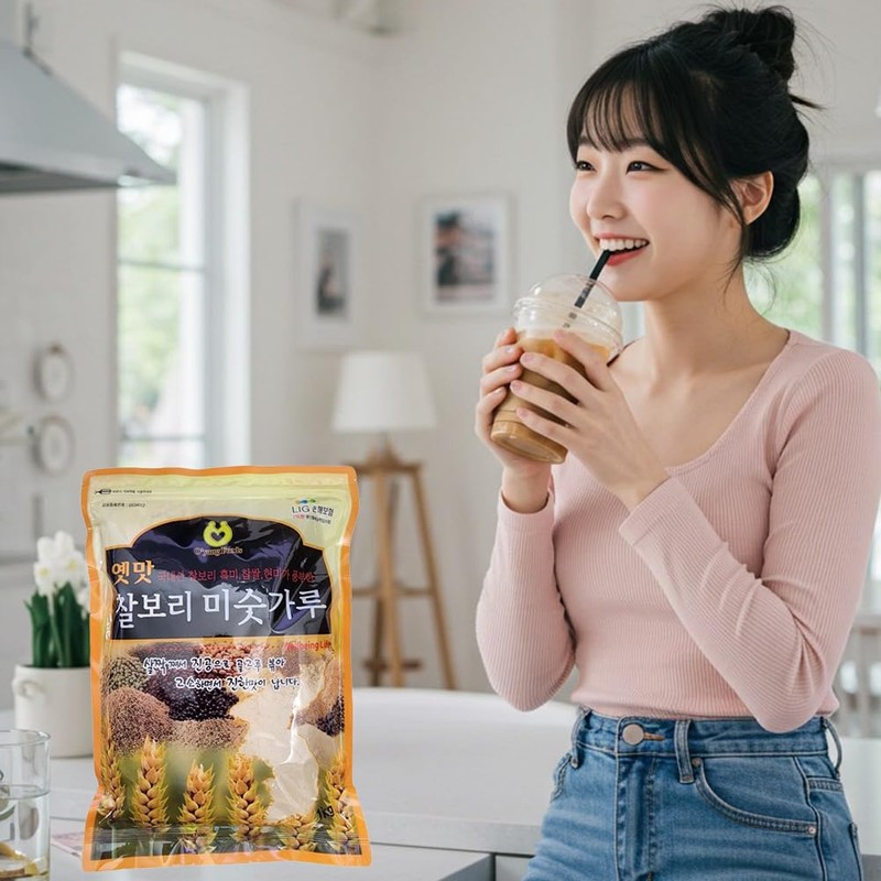 Korean Misugaru Mixed Roasted Bean Powder Mixed Grain Powder with