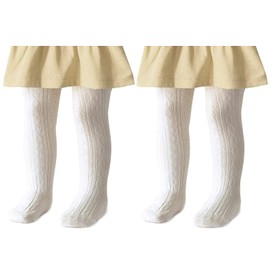 Baby Girls Tights, Seamless Knit Cotton Leggings Pants Infant Toddler Girl Stockings