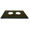 DIYTECH Blank XLR Wall Plate and XLR Panel Combo -
