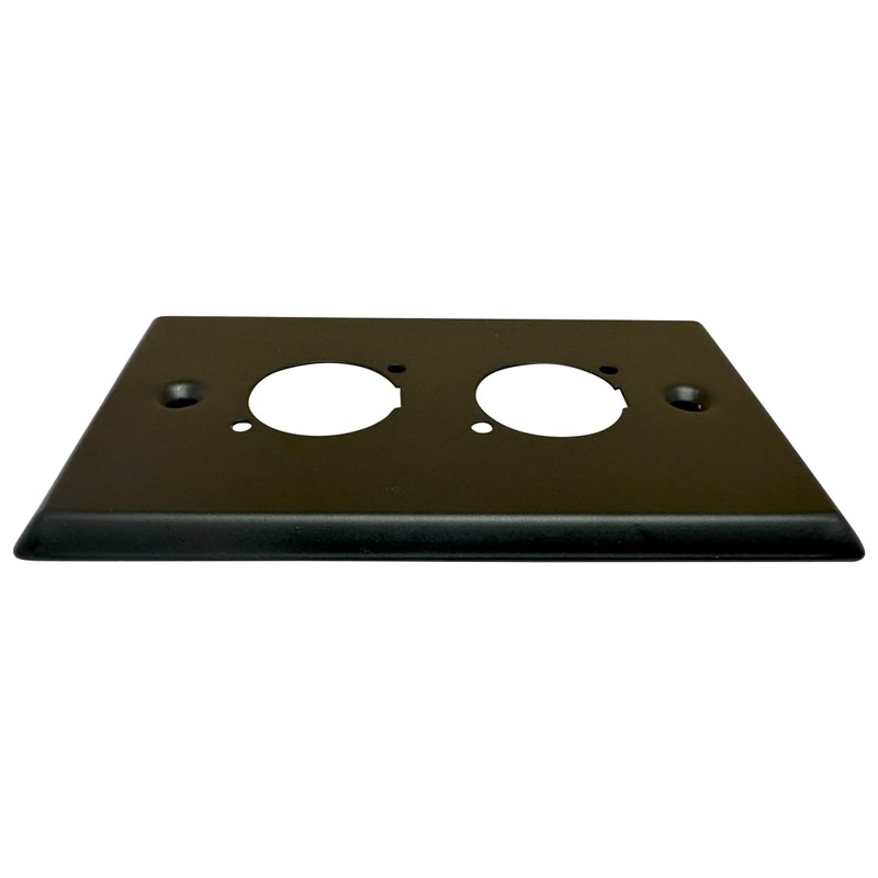 DIYTECH Blank XLR Wall Plate and XLR Panel Combo -