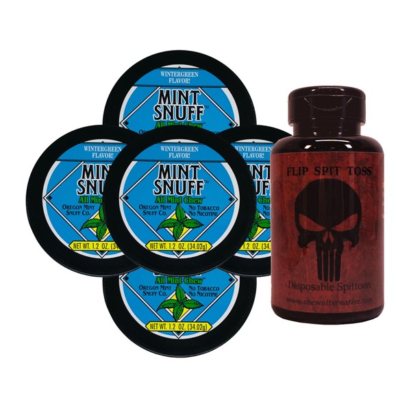 Oregon Mint Snuff Co. - Wintergreen (5 Cans) - Includes