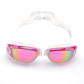 Limoacsea Swim Goggles,Adult Swimming Goggles Anti-UV No Leaking Waterproof Anti-Fog Water Pool Goggles for Adult Men Women Youth-Purple