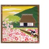 Furoshiki Small-size Japanese Wrapping Cloth Traveling-cat Japanese Old-style House Cosmos
