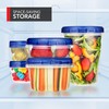 Stock Your Home 32oz Plastic Containers with Twist Top Lids