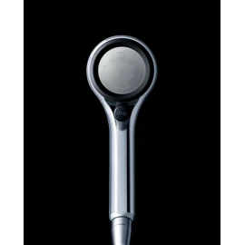 Sanei (サンエイ) Rainy Metallic Shower Head, Black, Approx. 50% Water Saving Effect, Stop Function, PS-303-81XA-CD