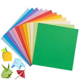 Colorful Origami Paper 120 Sheets, 12 Bright Colors 6 Inch 70gsm Double-Sided Square Folding Paper for DIY Arts Crafts Projects Kids Adults