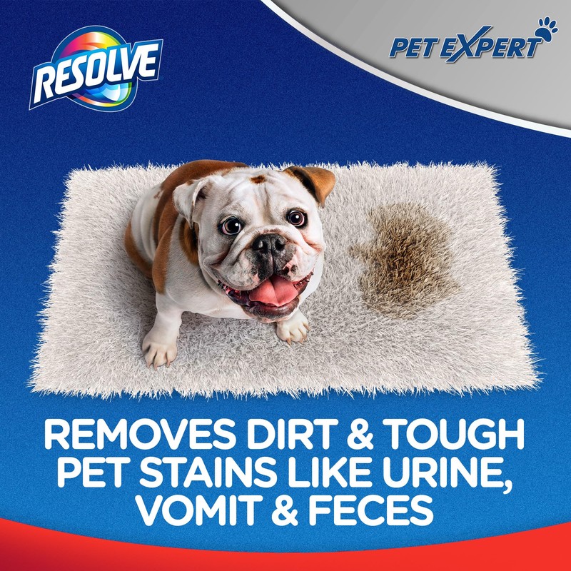 Resolve Pet Expert Stain and Odor Remover, Carpet Cleaner, Pet