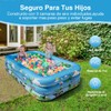 Piscinas Hinchables Grandes Rectangulares Alberca 210 X 140