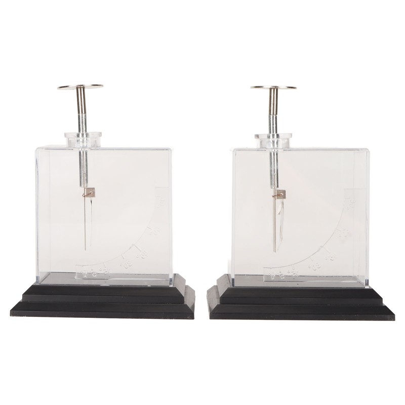 Foil Electroscope Compact Structure High Sensitity Precise Scale Physics Electrometer