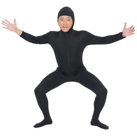 Pure Full Body Tights, 10 Colors, 2 Sizes, Black, Large Size, Peechi-Peechi Tight & Nobi-Nobi Stretchy, Oval Face, Disguise