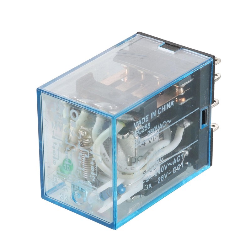 uxcell DPDT IEC255 Electromagnetic Power Relay Delay, DC 24V Coil,