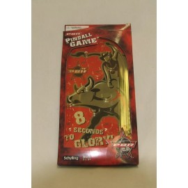 Schylling PBR rodeo bull theme hand held pin ball game