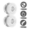 TEHAUX 9pcs Teeth Idler Pulley for Timing Belt Synchronous Wheel
