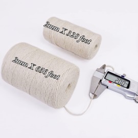 LEREATI Jute Twine String, 2mm 328 Feet Natural Garden Twine for Crafts, Colored Jute Rope 3-Ply Hemp String for Gift Wrapping, Gardening, Wedding and Christmas Decorations (Army Green)