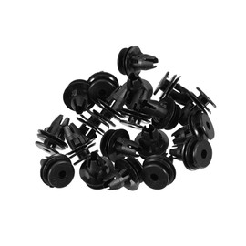 A ABSOPRO Tail Light Lamp Retainer Clip, Tail Lamp Clip, for Dodge for Ram 1500 2007-2010, Plastic, No.68061648AA, Black, 20 Pcs Item Replacement