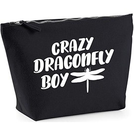 Hippowarehouse Crazy dragonfly boyprinted make up cosmetic wash bag 18x19x9cm