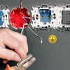 PartyKindom Protective Earthing Symbol Sticker Electrical Warning for Machines Weatherproof