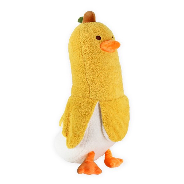 MerryXD Banana Duck Plush Toy Soft Stuffed Hugging Pillow, Cute Duck Plushie for Sleeping,Banana Stuffed Animal Doll Gift for Kids Yellow 19.68''