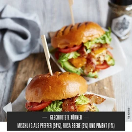 Ankerkraut Hamburg Steak Pepper, House Mix, Coarse Steakhouse Pepper for Meat, Chicken, Steak & Salad, 160 g in Bag