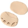 Two pairs of five toe forefoot pads with high elasticity,