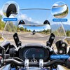 180° Wide-Angle Motorcycle Rearview Mirror for Blind Spot Visibility –