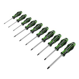 Sealey 10pc GripMAX® TRX-Star* Screwdriver Set - Hi-Vis Green - AK4324HV