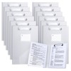 A4 Clipboard,12 Pack Foldable Clipboards with Pocket,Clipboard Folder for Office