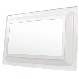 XMK RV Skylight Replacement Inner Dome, 14" x 22" RV Skylight Inner Dome with Clear Window for RV's Campers Food Trucks Shower Roof Opening, Include Screws